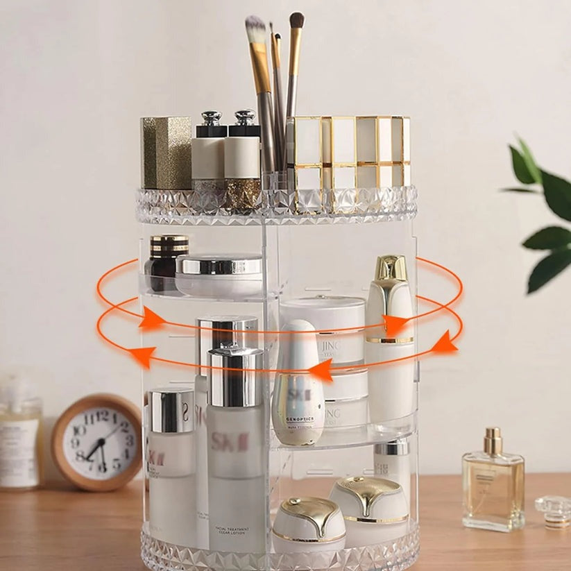 Organizador de maquillaje 360