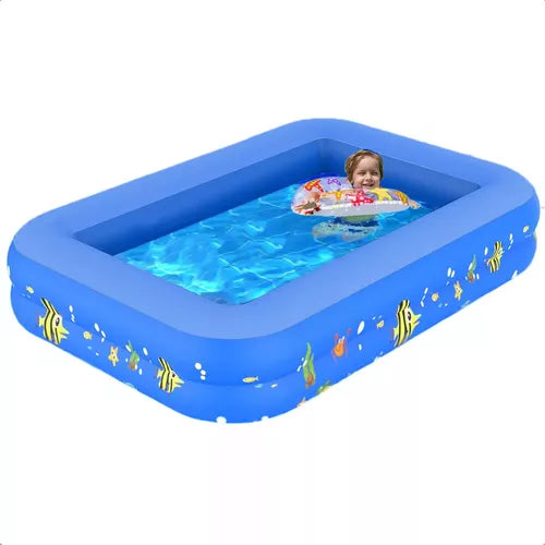 PISCINA INFLABLE RECTANGUAR PARA NIÑOS